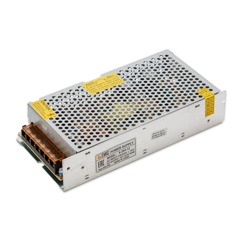 Блок питания для панелей (12V, 16.7A, 200W)