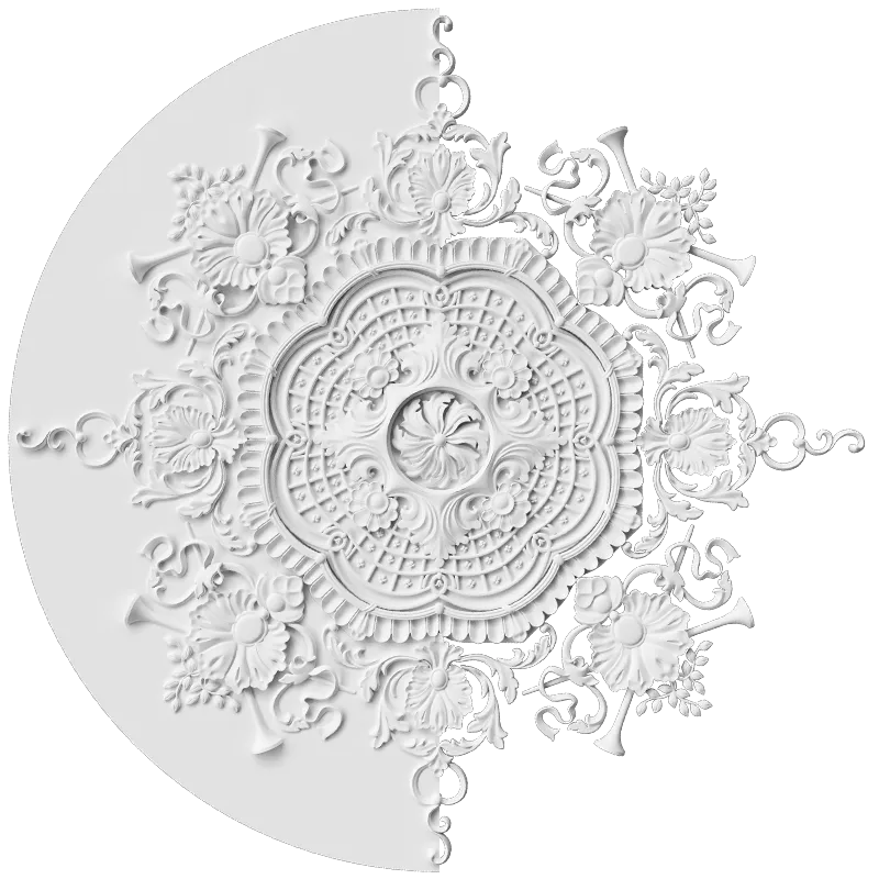 Розетка орнаментальная SR213N/V (наборная, накладная/врезная)
