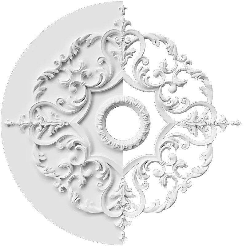 Розетка орнаментальная SR209N/V (наборная, накладная/врезная)