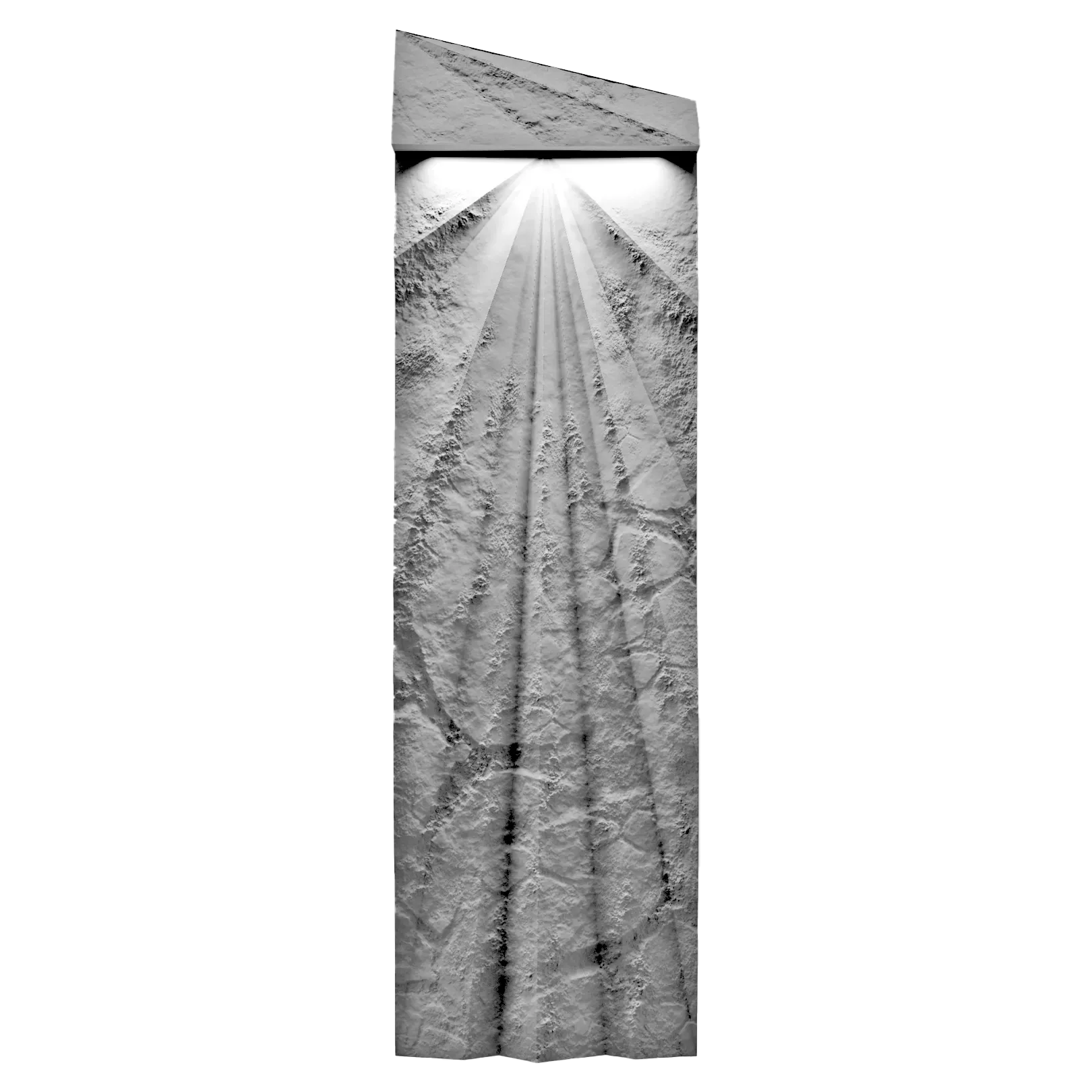 Гипсовый светильник OBSIDIO Right (нейтральный свет)