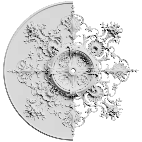Розетка орнаментальная SR136N/V (наборная, накладная/врезная)