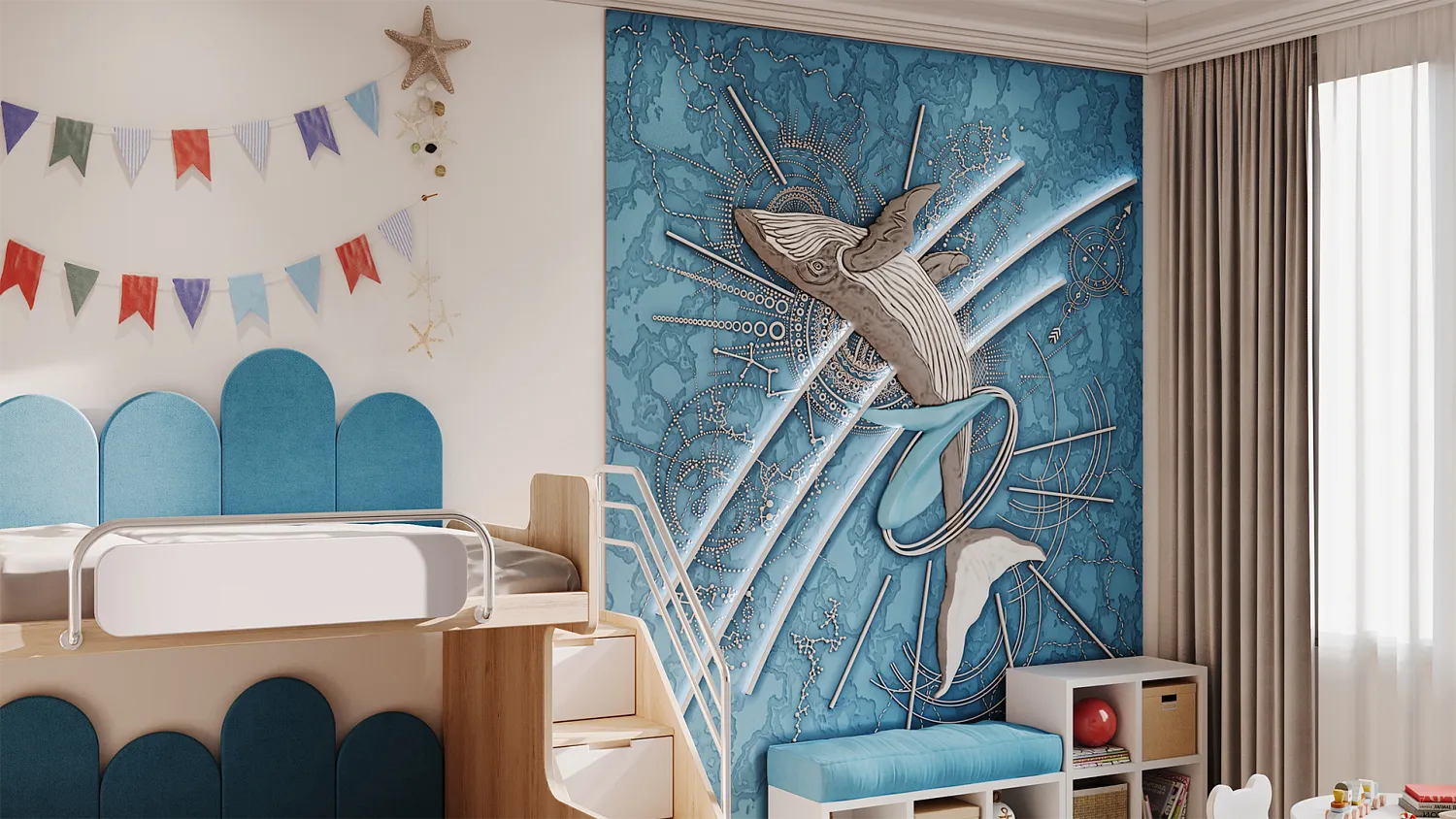 Гипсовое панно LEVITATION