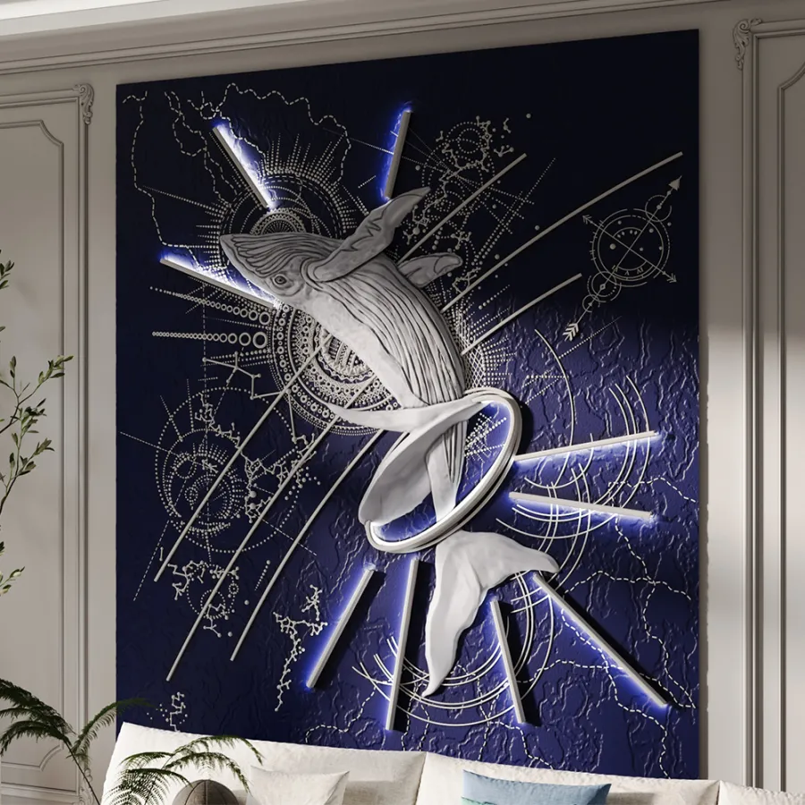 Гипсовое панно LEVITATION