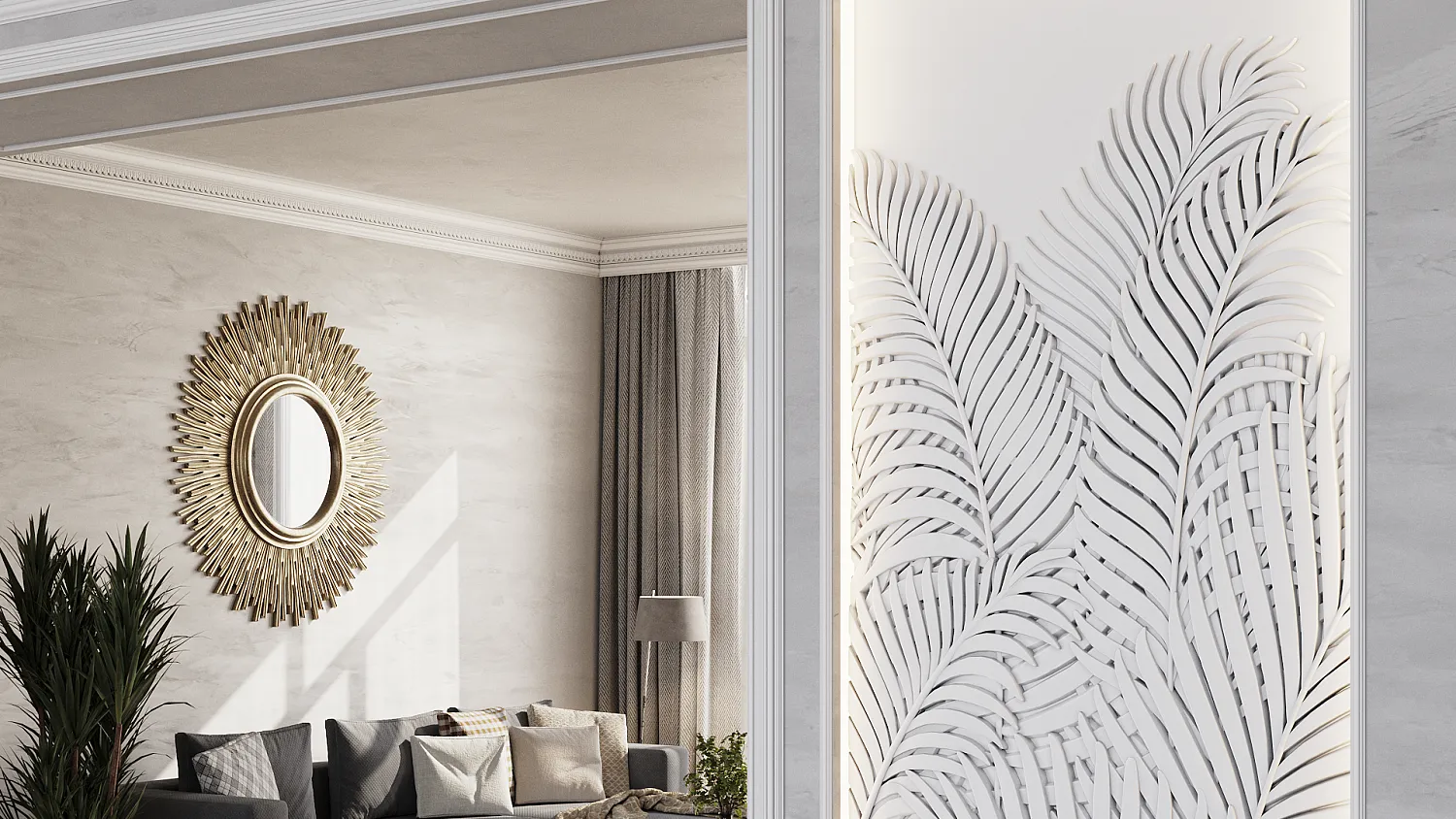 Гипсовое панно PLIADA