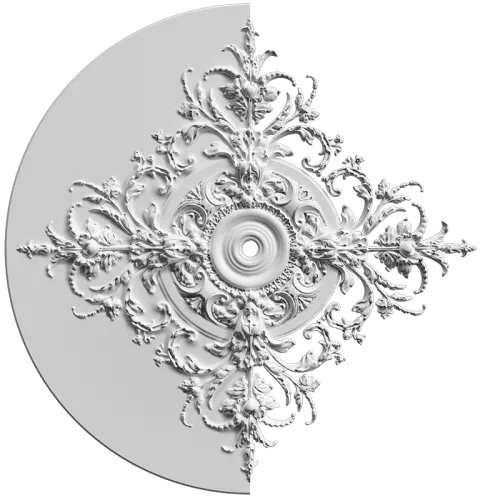 Розетка орнаментальная SR24N/V (наборная, накладная/врезная)