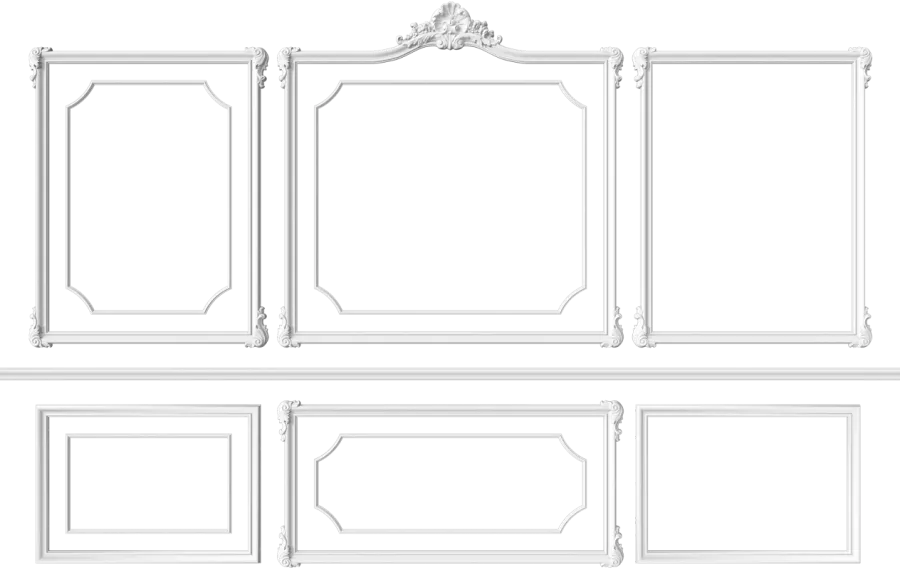 Гипсовая рамка Gloria