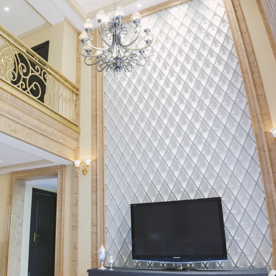 Гипсовые 3D панели ROMBUS