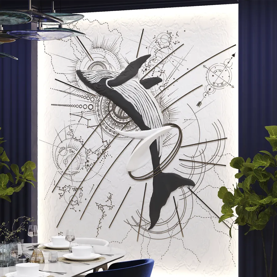 Гипсовое панно LEVITATION