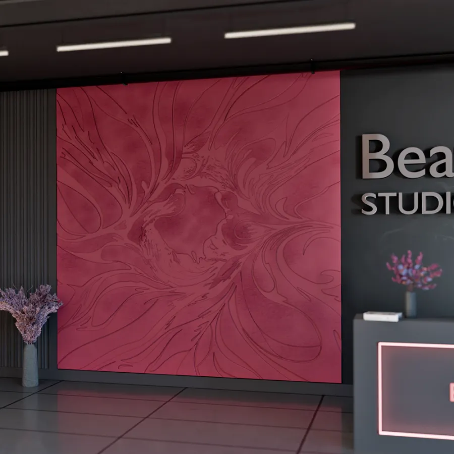 Гипсовое панно FRACTALITY