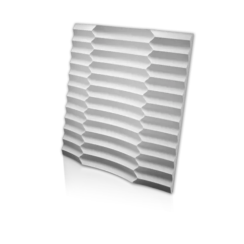 Гипсовые 3D панели Ruffle