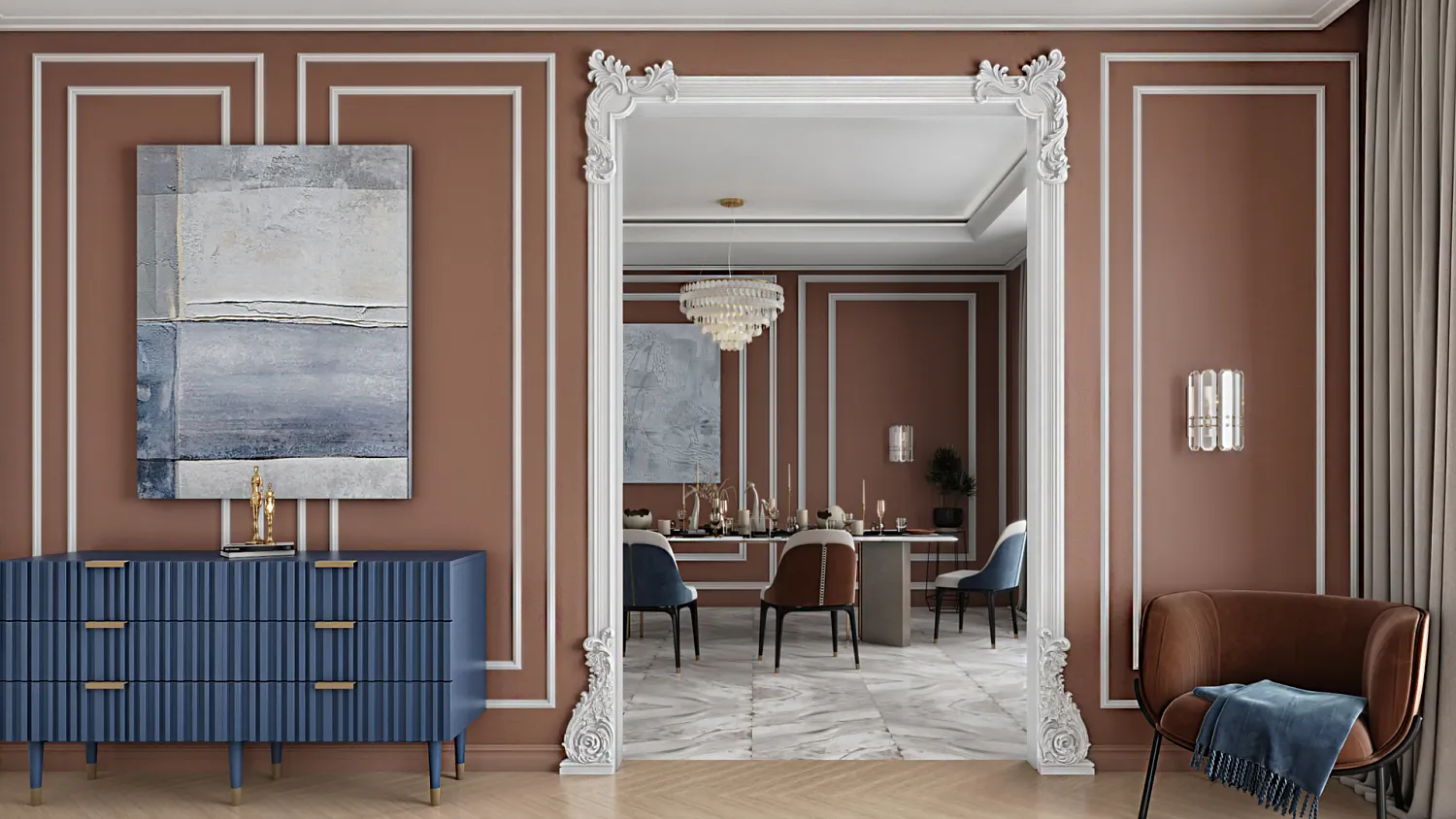 Гипсовый портал Fleur