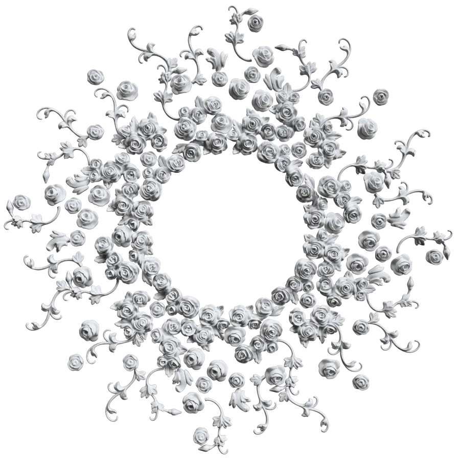 Розетка орнаментальная SR133 (наборная)