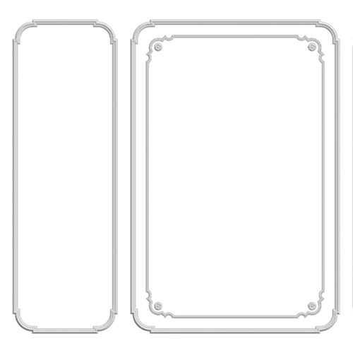 Гипсовая рамка PAULA