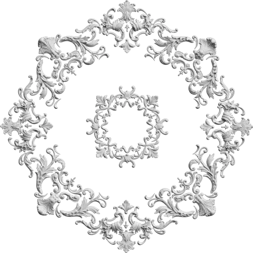 Розетка орнаментальная SR143N (наборная)