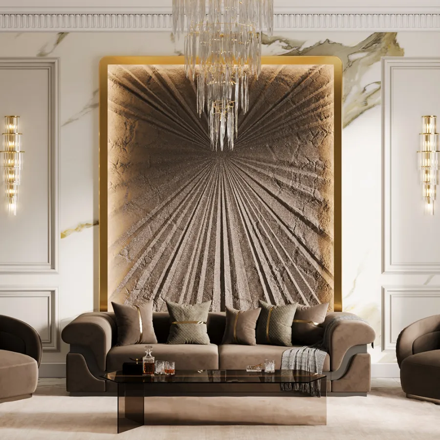 Гипсовое панно OBSIDIAN