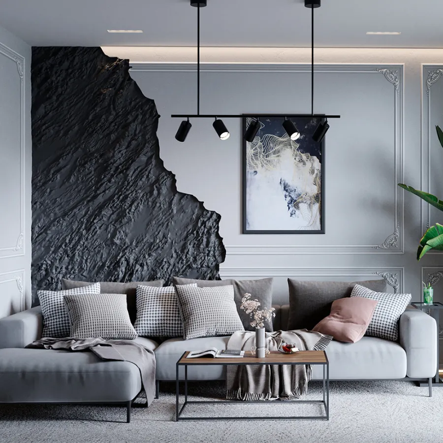 Гипсовое панно TRAVERTINE