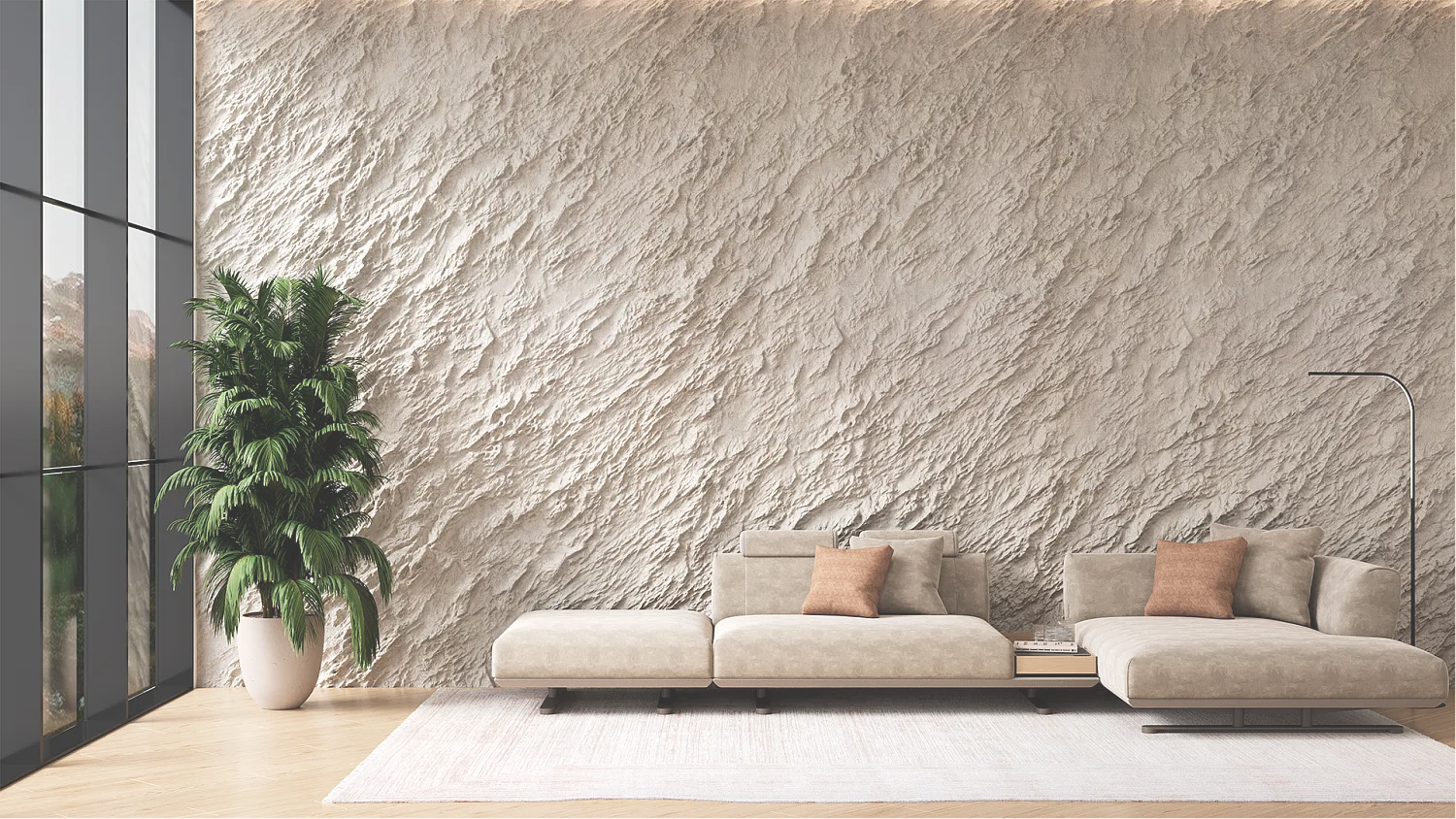 Гипсовое панно TRAVERTINE