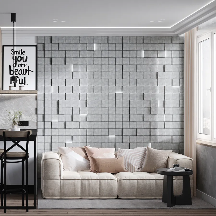 TETRIS LED platinum (нейтральный свет, мат)