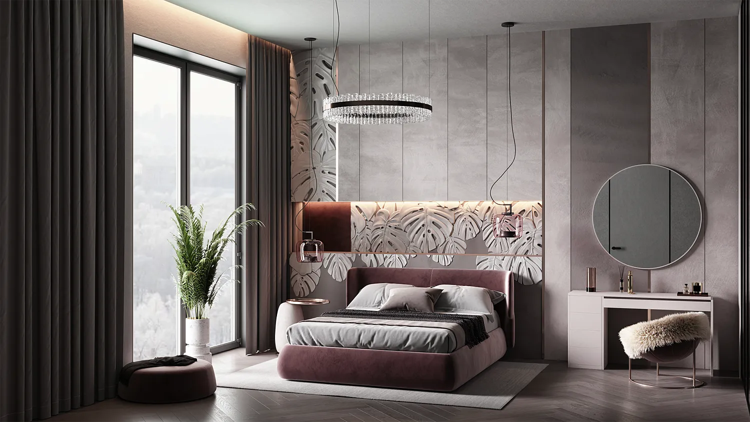 Гипсовое панно FLORIANNA