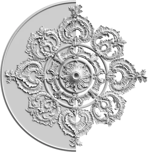 Розетка орнаментальная SR91N/V (наборная, накладная/врезная)
