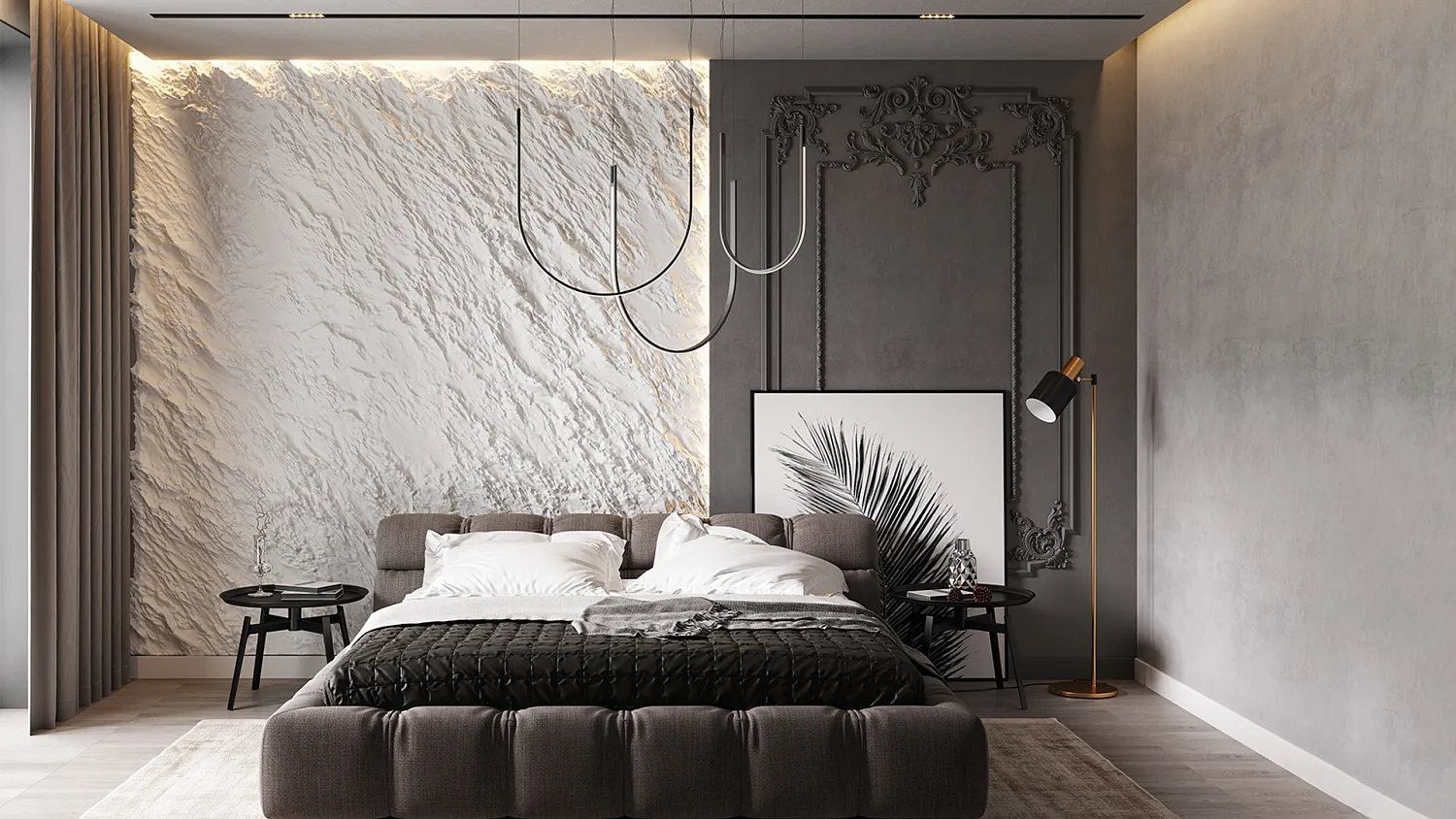 Гипсовое панно TRAVERTINE