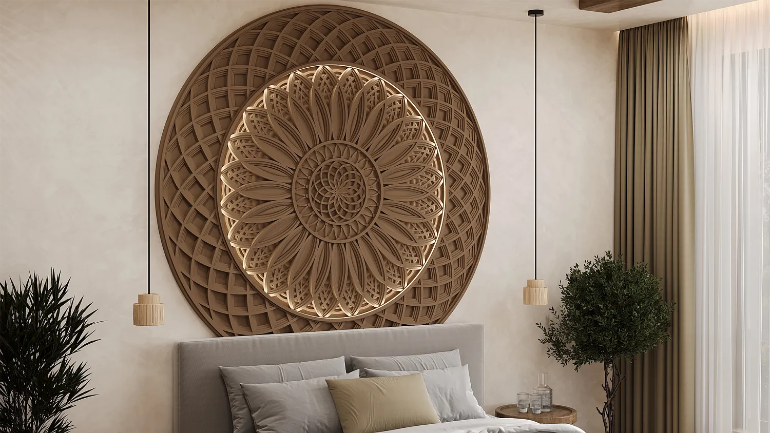 Гипсовое панно SHANGRILA