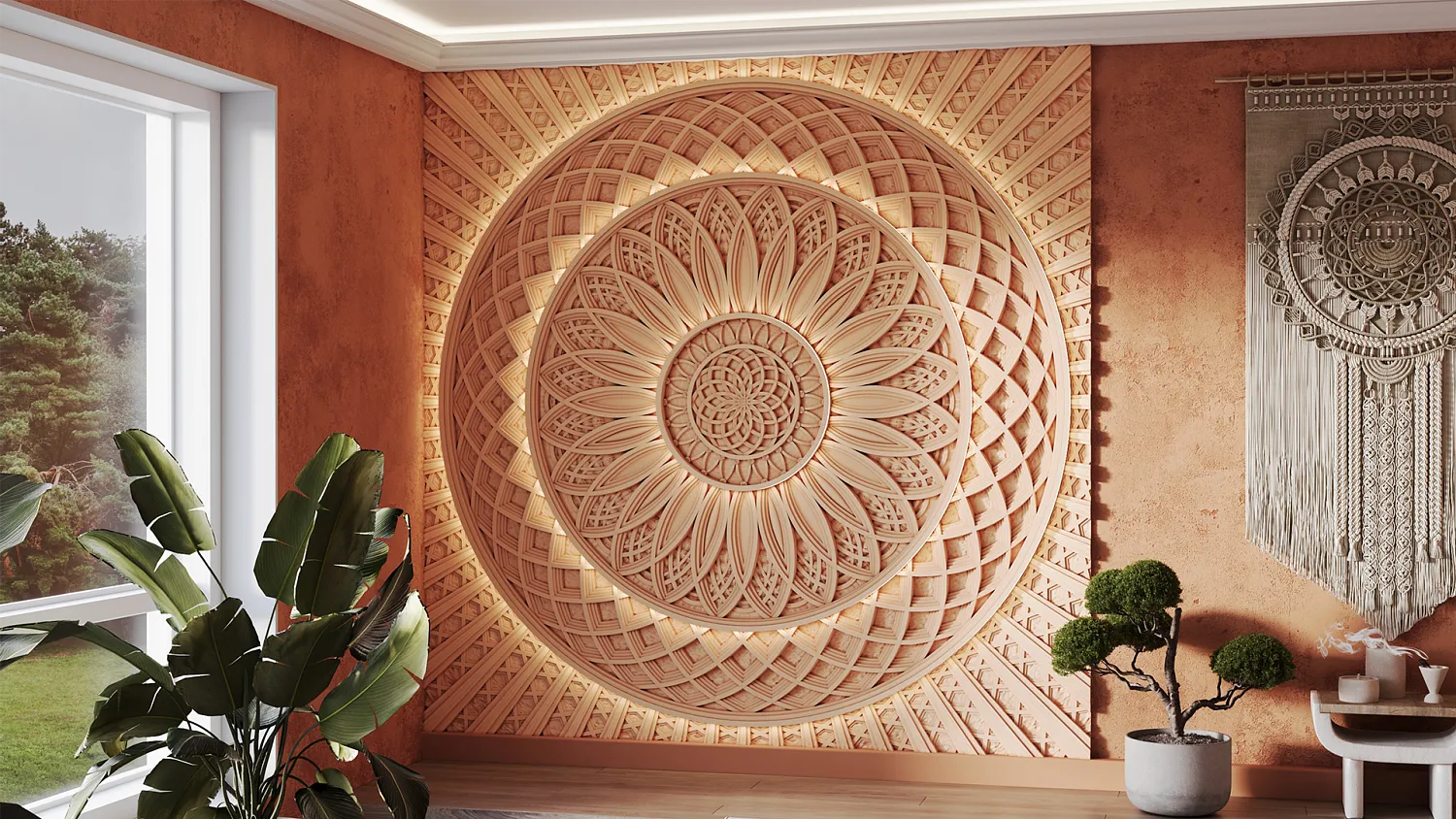 Гипсовое панно SHANGRILA