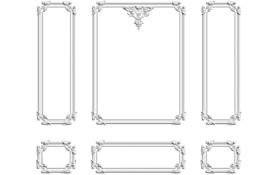 Гипсовая рамка Carolina