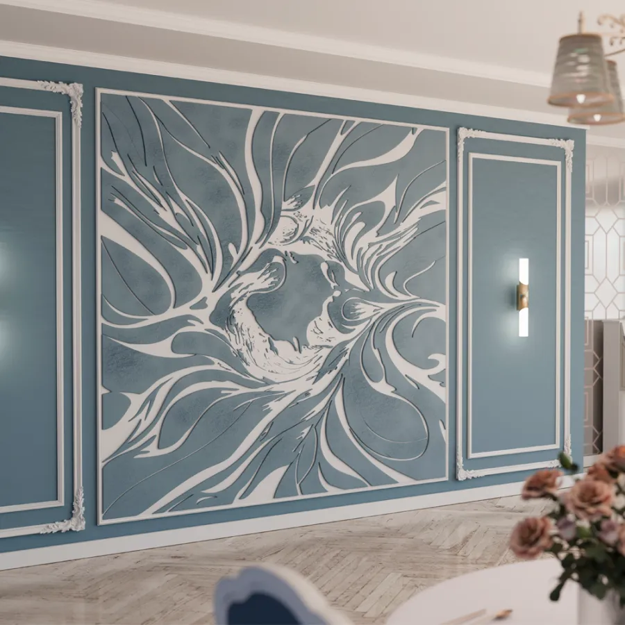 Гипсовое панно FRACTALITY