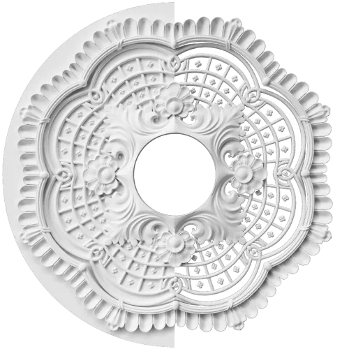 Розетка орнаментальная SR212N/V (накладная/врезная)