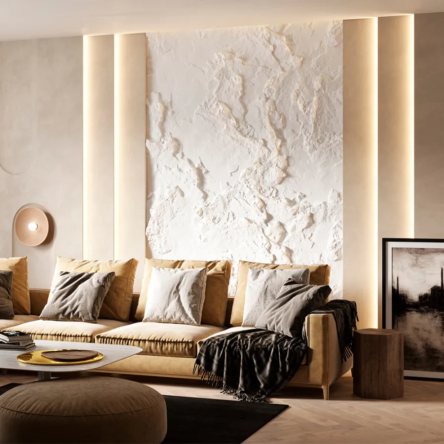 Гипсовое панно BASALT