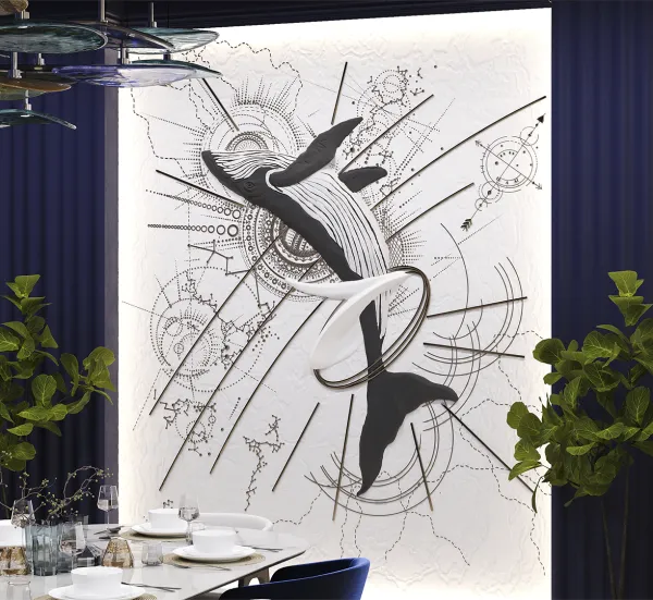 Гипсовое панно как элемент дизайна