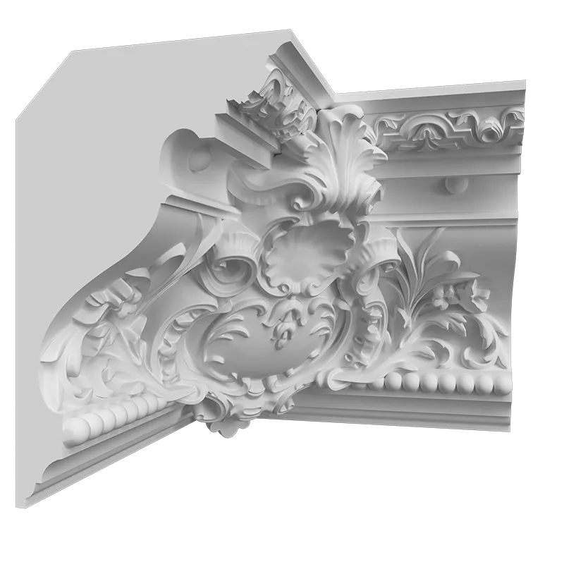 Карниз орнаментальный SK343U (угловой картуш)